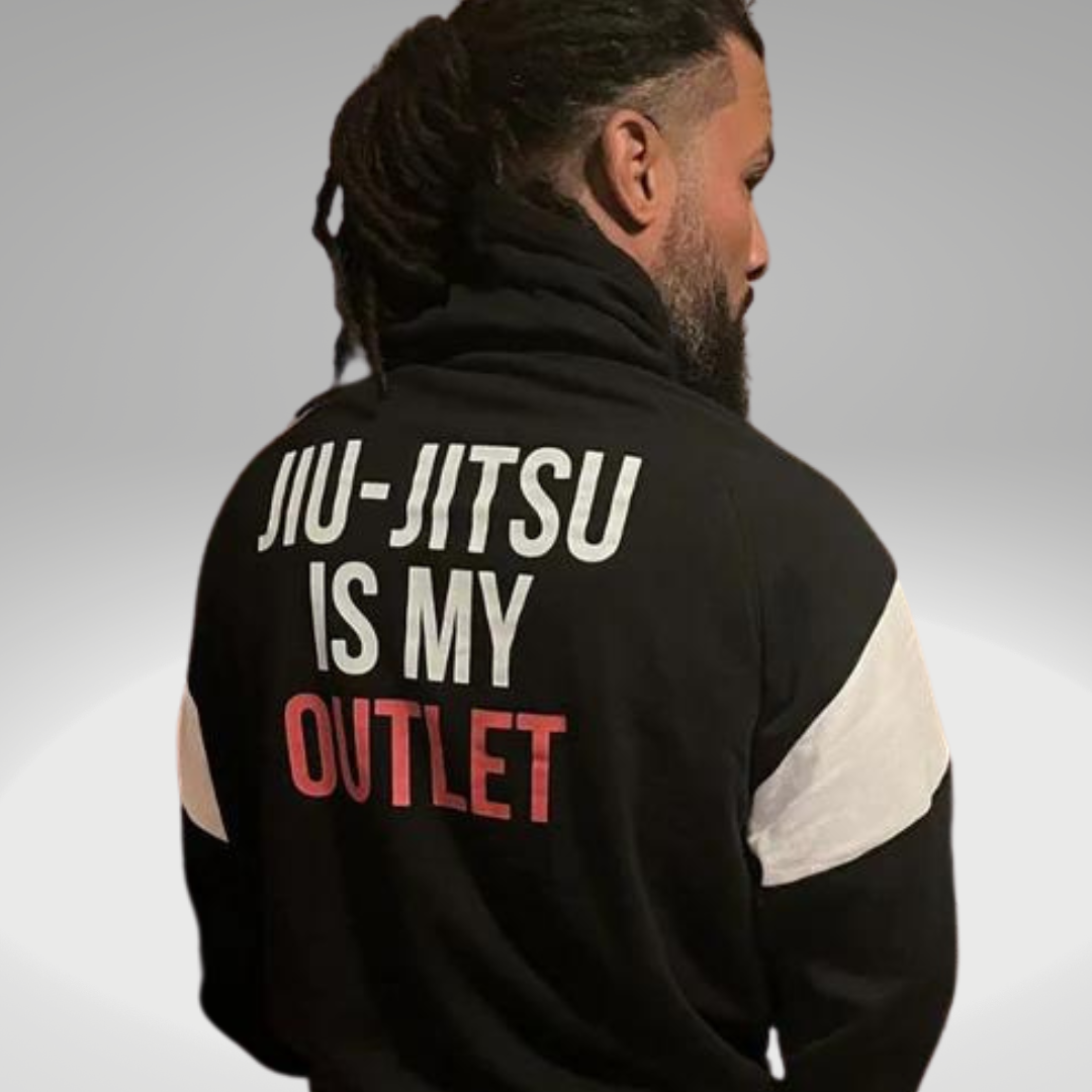 "The Premium" Striped Jiu-Jitsu Warmup Hoodie