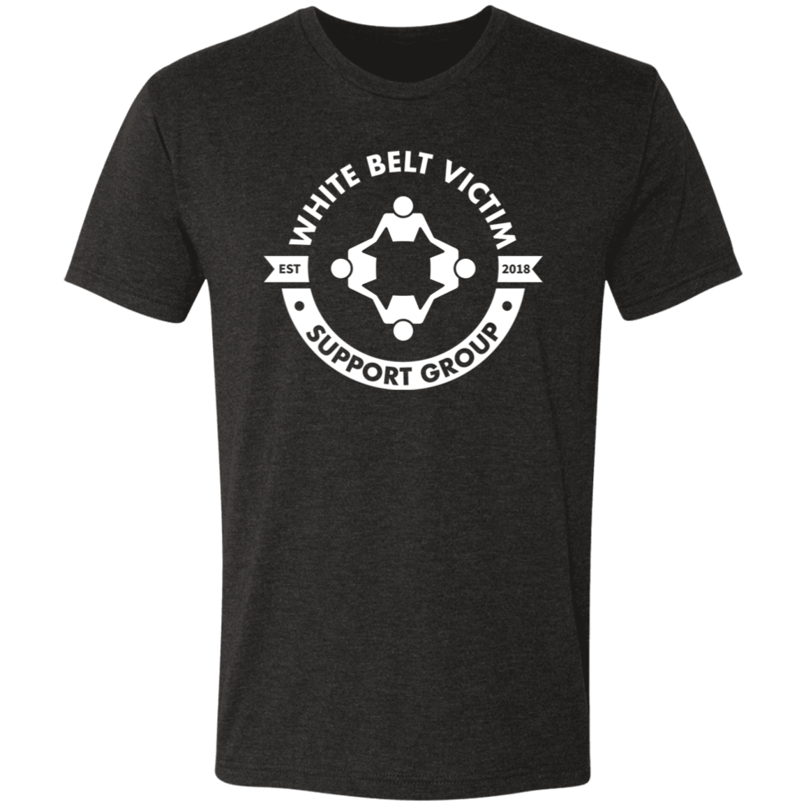 White Belt Victim Support Group Shirt