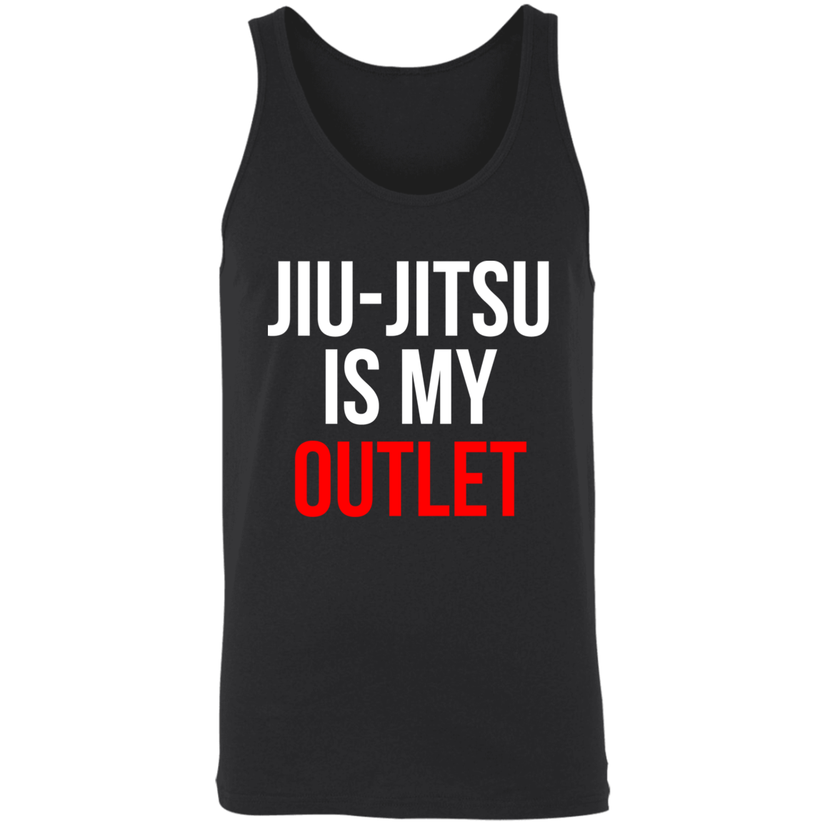 "The Classic" Jiu-Jitsu Is My Outlet Slogan Tank Top