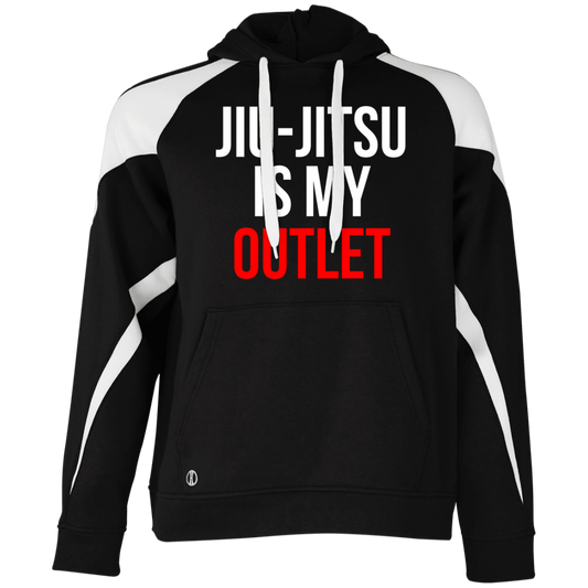 229546 Athletic Colorblock Fleece Hoodie