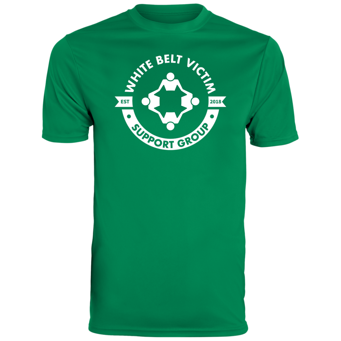 White Belt Victim Support Group Loose BJJ Rash Guard