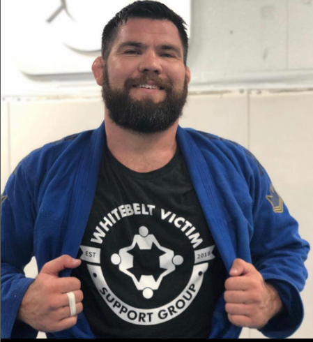 "The White Belt Victim Support Group" BJJ T-Shirt